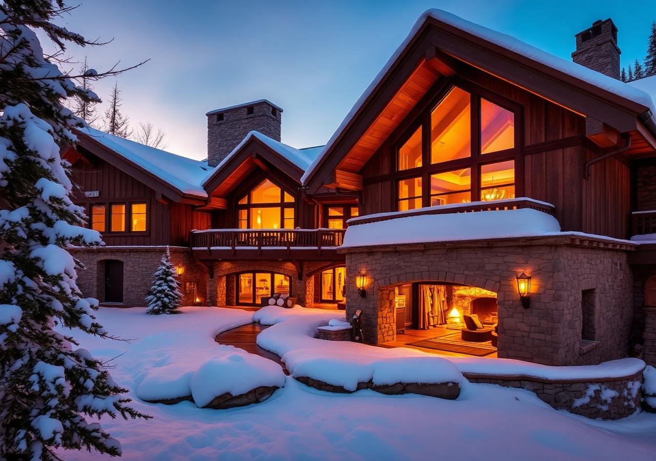 Aspen Private Realty — Warm alpine ultra-luxury website design concept