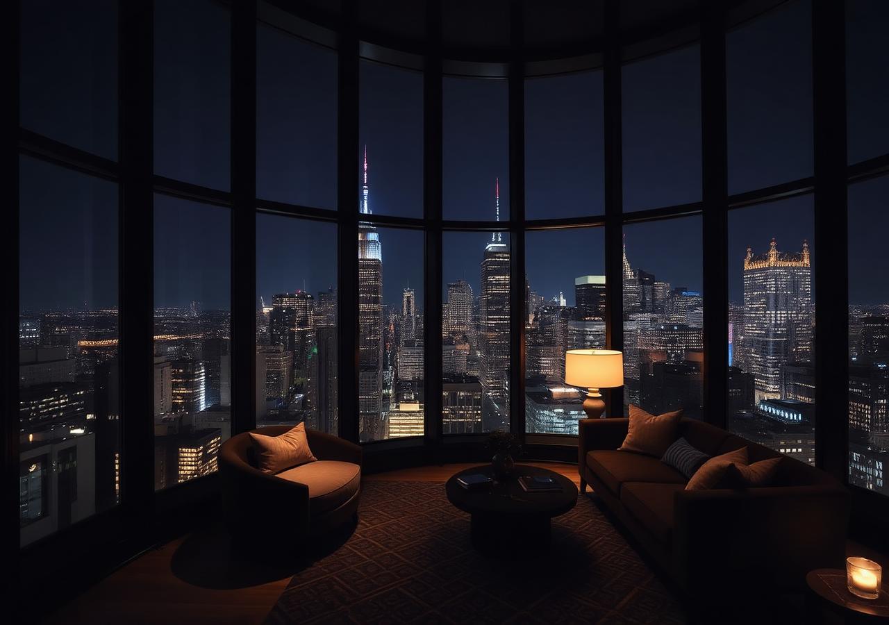 Manhattan Penthouse Group — Editorial fashion aesthetic website design concept